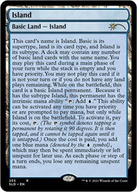 Island (255) (Full-Text Lands) (255) [Secret Lair Drop Series]
