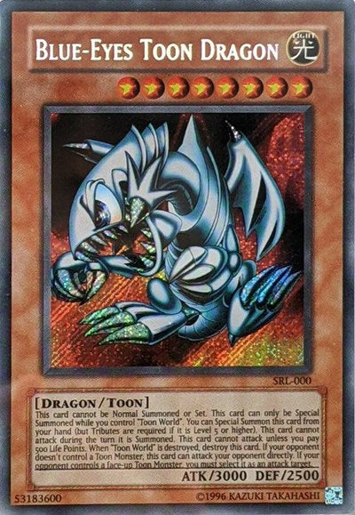 Blue-Eyes Toon Dragon (SRL-000) (SRL-000) [Spell Ruler]