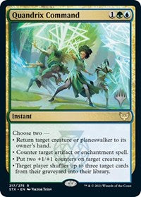 Quandrix Command (217) [Promo Pack: Strixhaven]
