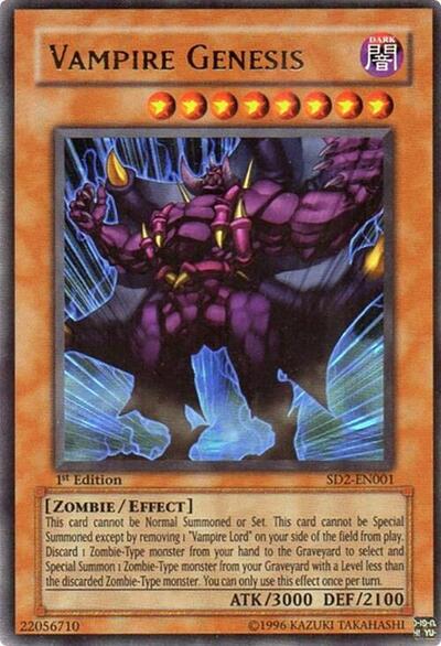Vampire Genesis (SD2-EN001) [Structure Deck: Zombie Madness]