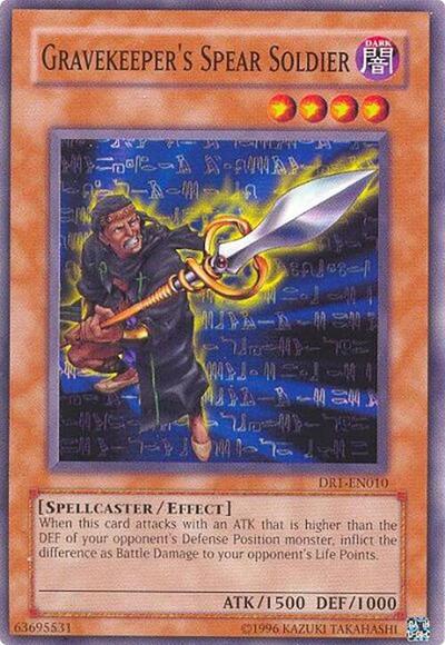 Gravekeeper's Spear Soldier (DR1-EN010) [Dark Revelation Volume 1]