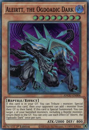 Aleirtt, the Ogdoadic Dark (ANGU-EN006) - Ancient Guardians 1st Edition