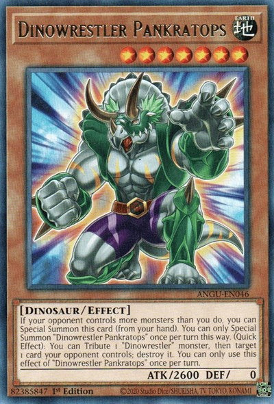 Dinowrestler Pankratops (ANGU-EN046) [Ancient Guardians]