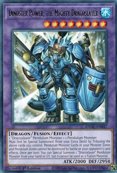 Dinoster Power, the Mighty Dracoslayer (ANGU-EN047) [Ancient Guardians]