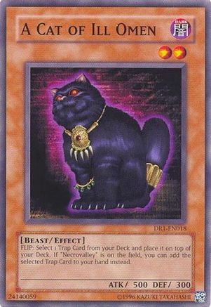 A Cat of Ill Omen (DR1-EN018) - Dark Revelation Volume 1 Unlimited