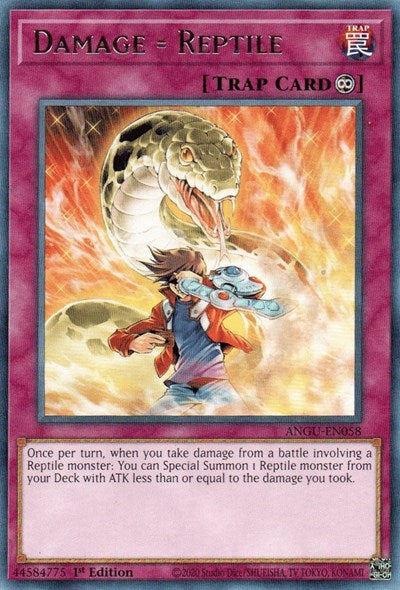 Damage = Reptile (ANGU-EN058) [Ancient Guardians]