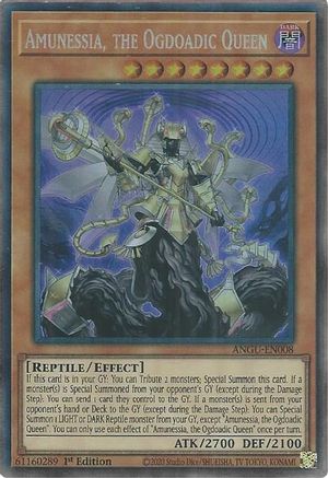Amunessia, the Ogdoadic Queen (CR) (ANGU-EN008) - Ancient Guardians 1st Edition