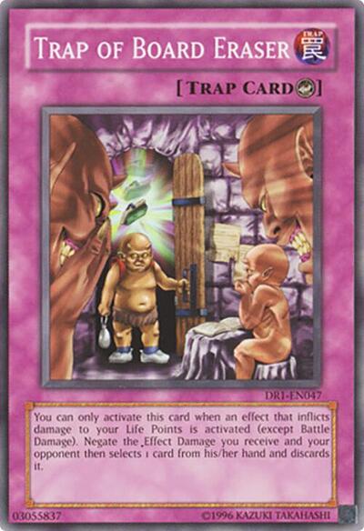 Trap of Board Eraser (DR1-EN047) [Dark Revelation Volume 1]