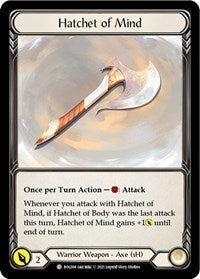 Hatchet of Mind (BOL004) [Blitz Deck: Monarch - Boltyn]