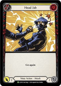 Head Jab (Yellow) - LGS018 (LGS018) [Flesh and Blood: Promo Cards]