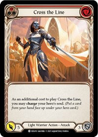 Cross the Line (Red) (BOL013) [Blitz Deck: Monarch - Boltyn]