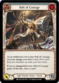 Bolt of Courage (Blue) (BOL022) [Blitz Deck: Monarch - Boltyn]