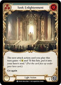 Seek Enlightenment (Blue) (BOL028) [Blitz Deck: Monarch - Boltyn]