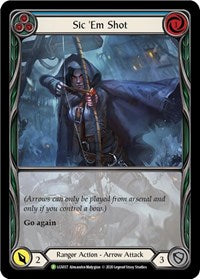 Sic 'Em Shot (Blue) - LGS037 (LGS037) [Flesh and Blood: Promo Cards]