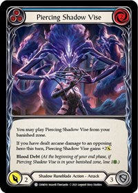Piercing Shadow Vise (Blue) (CHN018) [Blitz Deck: Monarch - Chane]
