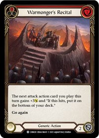 Warmonger's Recital (Red) (CHN028) [Blitz Deck: Monarch - Chane]