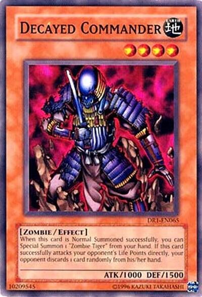 Decayed Commander (DR1-EN065) [Dark Revelation Volume 1]
