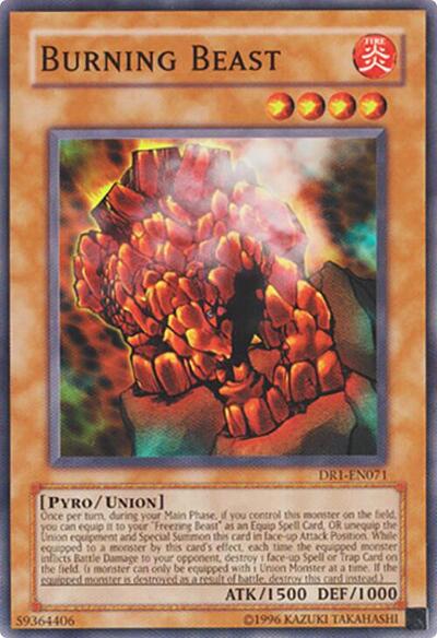Burning Beast (DR1-EN071) [Dark Revelation Volume 1]