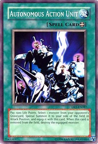 Autonomous Action Unit (DR1-EN087) [Dark Revelation Volume 1]