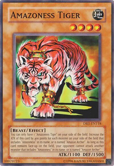 Amazoness Tiger (DR1-EN118) [Dark Revelation Volume 1]