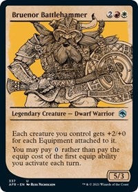 Bruenor Battlehammer (Showcase) (337) [Adventures in the Forgotten Realms]
