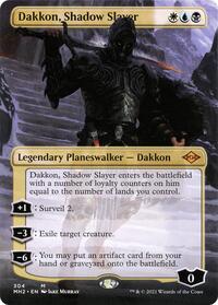 Dakkon, Shadow Slayer (Borderless) (304) [Modern Horizons 2]