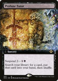 Profane Tutor (Extended Art) (452) [Modern Horizons 2]