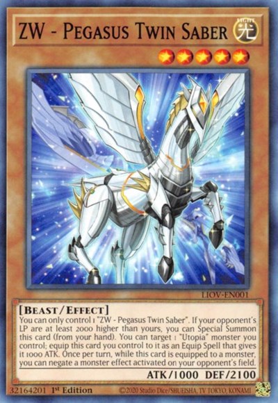 ZW - Pegasus Twin Saber (LIOV-EN001) [Lightning Overdrive]