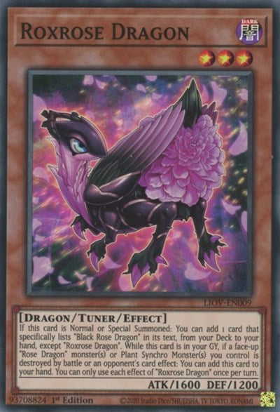 Roxrose Dragon (LIOV-EN009) [Lightning Overdrive]