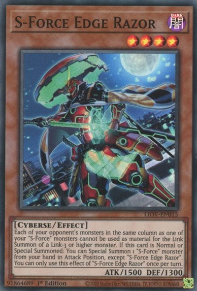 S-Force Edge Razor (LIOV-EN015) [Lightning Overdrive]