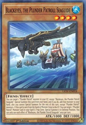 Blackeyes, the Plunder Patroll Seaguide (LIOV-EN018) - Lightning Overdrive 1st Edition