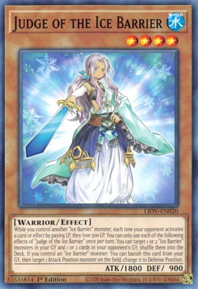 Judge of the Ice Barrier (LIOV-EN020) [Lightning Overdrive]