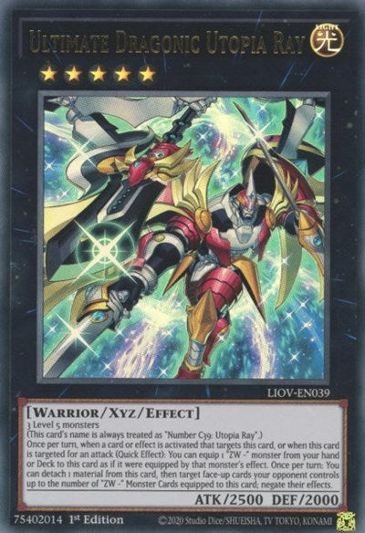 Ultimate Dragonic Utopia Ray (LIOV-EN039) [Lightning Overdrive]