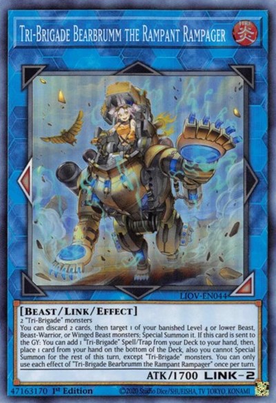 Tri-Brigade Bearbrumm the Rampant Rampager (LIOV-EN044) [Lightning Overdrive]