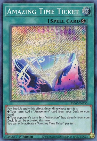Amazing Time Ticket (LIOV-EN056) [Lightning Overdrive]