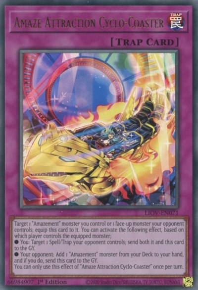 Amaze Attraction Cyclo-Coaster (LIOV-EN071) [Lightning Overdrive]