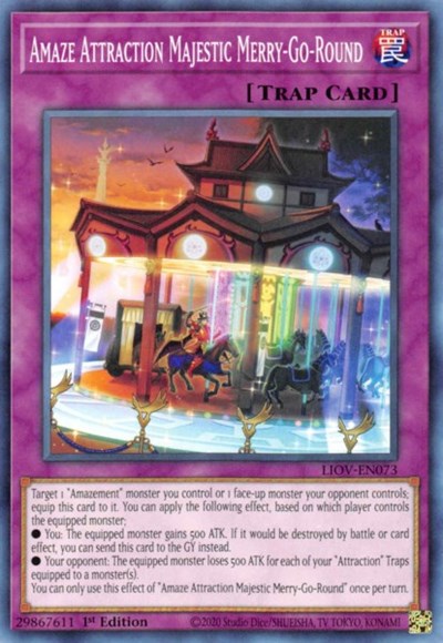 Amaze Attraction Majestic Merry-Go-Round (LIOV-EN073) [Lightning Overdrive]
