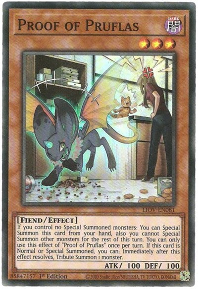 Proof of Pruflas (LIOV-EN081) [Lightning Overdrive]