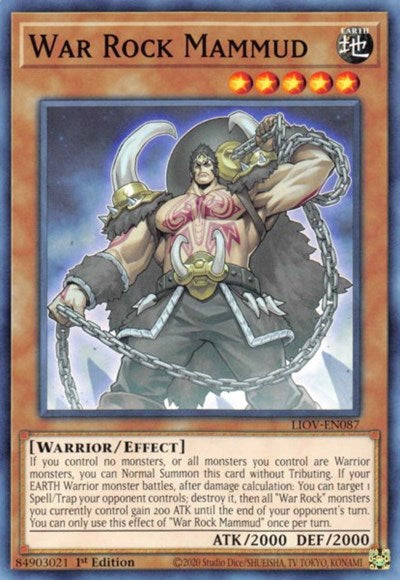 War Rock Mammud (LIOV-EN087) [Lightning Overdrive]