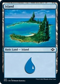 Island (483) (Foil Etched) (483) [Modern Horizons 2]