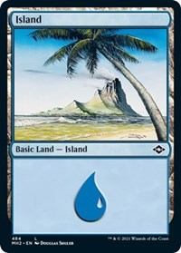 Island (484) (Foil Etched) (484) [Modern Horizons 2]