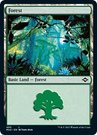 Forest (490) (Foil Etched) (490) [Modern Horizons 2]