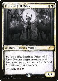 Priest of Fell Rites (Showcase) (372) [Modern Horizons 2]