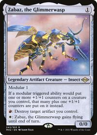 Zabaz, the Glimmerwasp (243) [Modern Horizons 2]