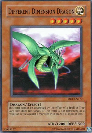 Different Dimension Dragon (DR1-EN177) - Dark Revelation Volume 1 Unlimited