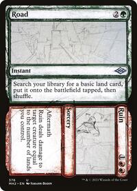 Road // Ruin (Showcase) (376) [Modern Horizons 2]