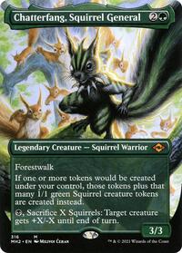Chatterfang, Squirrel General (Borderless) (316) [Modern Horizons 2]