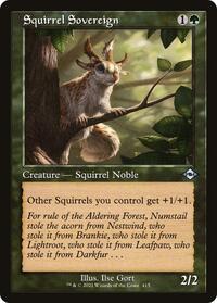 Squirrel Sovereign (Retro Frame) (415) [Modern Horizons 2]