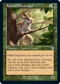 Squirrel Sovereign (Retro Frame) (Foil Etched) (415) [Modern Horizons 2]