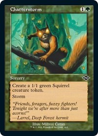 Chatterstorm (Retro Frame) (Foil Etched) (411) [Modern Horizons 2]